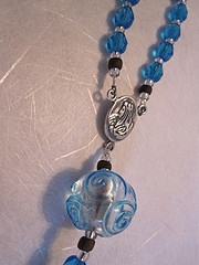 murano glass bead rosary